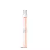 Mugler Angel Blush Eau de Parfum 10 ml travel spray in a slim glass tube with blush‑pink fragrance and silver cap on a white background.