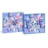 Mugler Angel Eau de Parfum gift set for Mother's Day 2026, including a 30ml refillable talisman bottle and scented body lotion and shower gel in a luxury purple gift box.