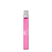 Pink star-shaped Angel Nova Mugler perfume bottle with silver cap on a light gray background