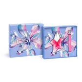 Mugler Angel Nova Eau de Parfum gift set for Mother's Day 2026, including a 60ml refillable talisman bottle and a 10ml refill in a luxury purple gift box.