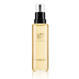 Alien Goddess perfume refill bottle with black pump on a white background