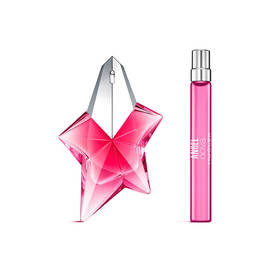 Mugler Angel Nova Eau de Parfum gift set for Mother's Day 2026, including a 60ml refillable talisman bottle and a 10ml refill.