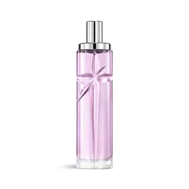 New Starlicious Berry Liorice packshot, a crystal-clear bottle filled with a light pink juice which captures the summer light in a carved shooting star, its facets shining bright beneath a sleek silver cap.
