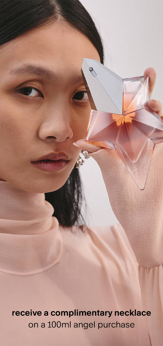 receive a complimentary necklace on a 100ml angel purchase