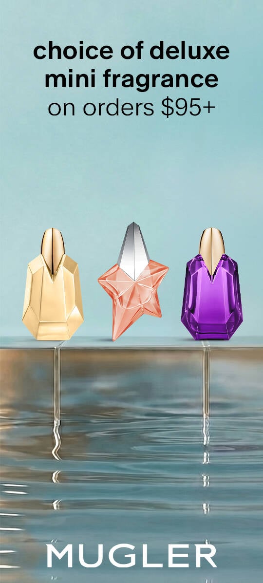 choice of deluxe mini fragrance on orders $95+