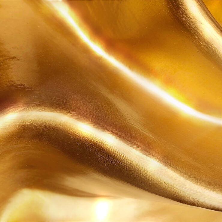 metallic gold