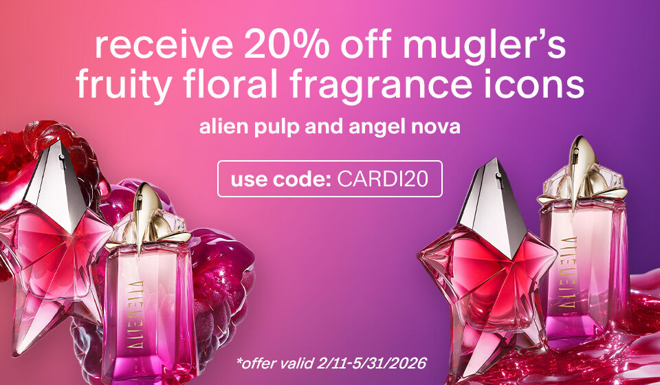receive 20% off alien pulp and angel nova with code CARDI20
