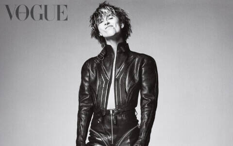 Timothee Chalamet wears Custom Mugler for British Vogue Cover Story