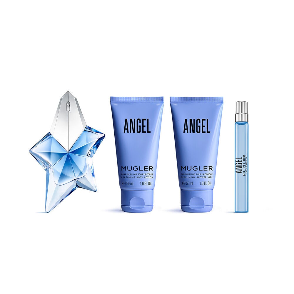 Mugler Angel Eau De Parfum Luxury Gift Set 4 Piece Perfume & Body Set